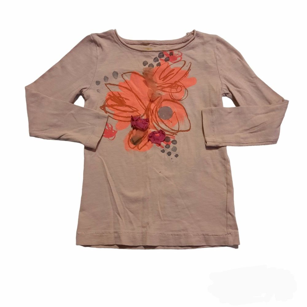 Crewcuts Girls Embellished Floral Shirt 4/5